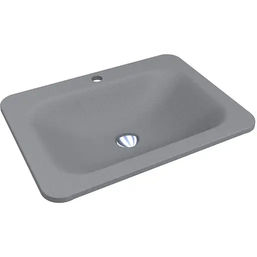 Умивальник Miraggio California mirastone gray 0000387, Сірий - фото 1