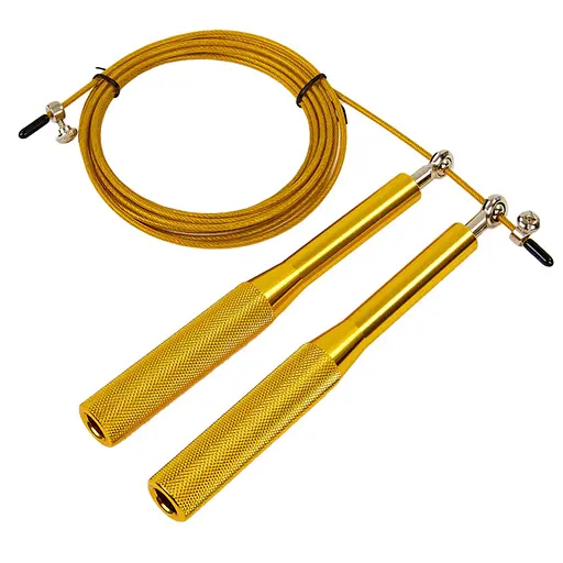 Скоростная регулируемая скакалка MS 3407(Yellow) 290 см