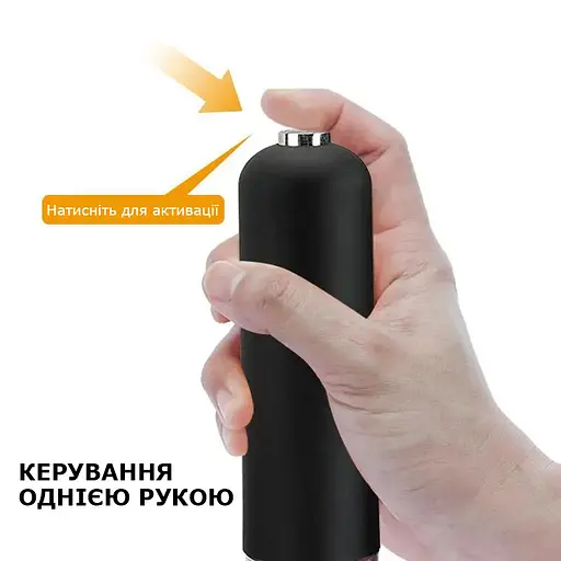 Електричний подрібнювач спецій млин сільничка перечниця перцемолка на батарейках для спецій перцю солі Чорний 84942 - фото 9