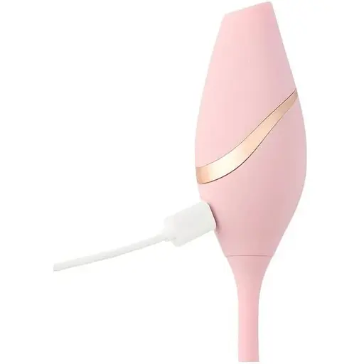 Виброяйцо с вакуумным стимулятором KisToy Cathy Mini - фото 4