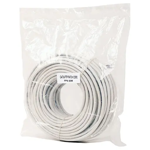 Патч-корд Cablexpert FTP 6 30 м Grey (PP6-30M) - фото 2