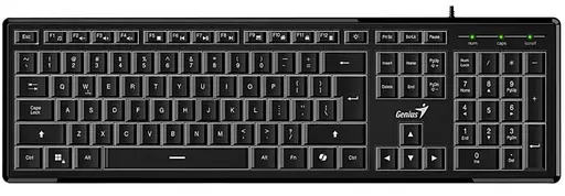 Клавиатура проводная Genius SlimStar 820 USB Black - фото 1