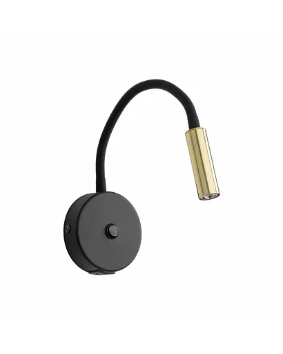 Бра, настінний світильник Tk Lighting 10201 Lagos G9 1x6W IP20 Bk - фото 1