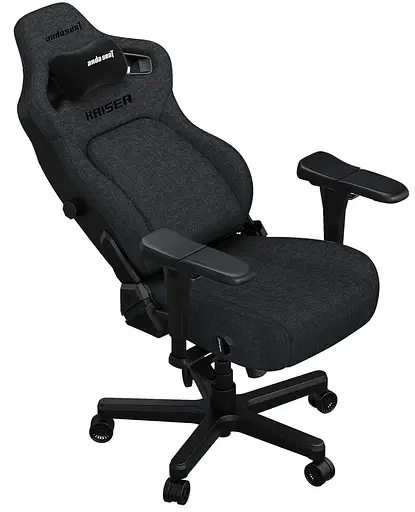 Игровое кресло Anda Seat Kaiser 4 Dark Gray Fabric Size L (AD12YDDC-L-20-GB-CF) - фото 5