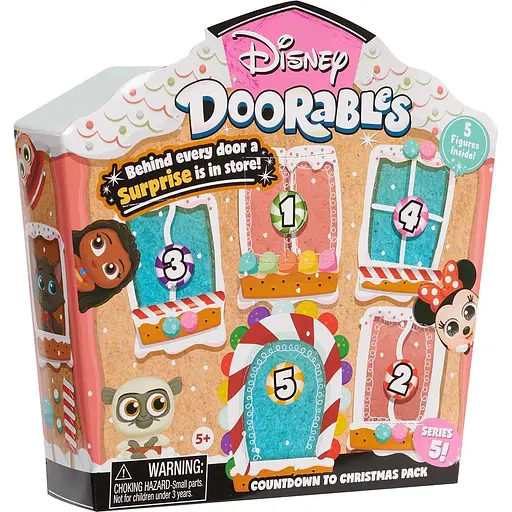 Набор: игровой набор Disney Doorables Большой праздничный дом + игровой набор с куклой Bubiloons Малышка Баби Лекси 18.5 см - фото 2