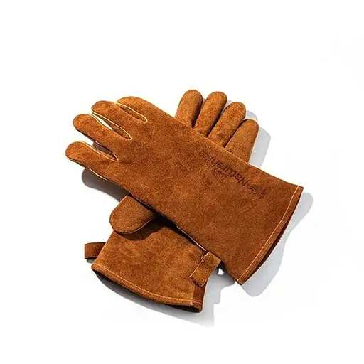 Перчатки огнестойкие кожаные Naturehike NH20FS042 L коричневые - фото 2