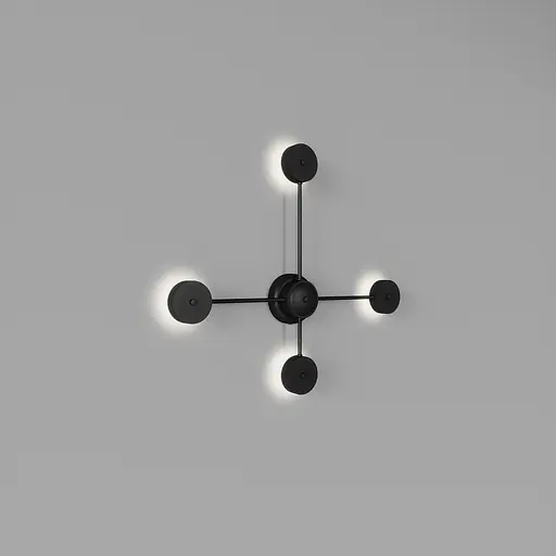 Настенный светильник SV0035-4 BK 4000К - фото 1