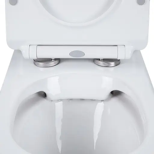 Унитаз-компакт Qtap Presto безободковый с сиденьем Soft-close QT24221217AW - фото 5