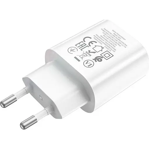 Сетевое зарядное устройство Hoco N22 PD 25W White (760067) [81007] - фото 3