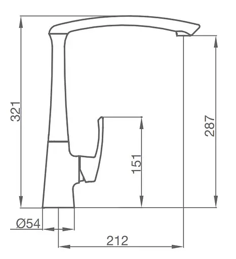 Змішувач для кухні GRB Kitchens 995800 Хром - фото 2