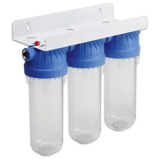 Тройной фильтр для воды USTM 1/2" FS3-WFW12 1045474 - фото 1