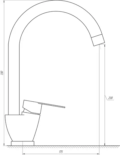 Змішувач для кухні MixMira MSM-203S Хром матовый - фото 4