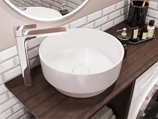 Умивальник Miraggio Marta 420 0000695, Білий - фото 2