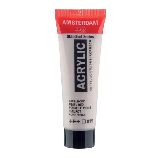 Фарба акрилова AMSTERDAM (819) червона перламутрова 20 мл Royal Talens [CD] - фото 1