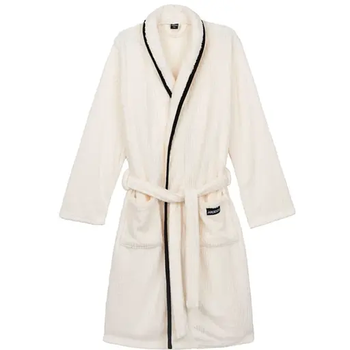 Женский халат Ardesto Stripe размер L/XL белый (ART2120LSL) - фото 1