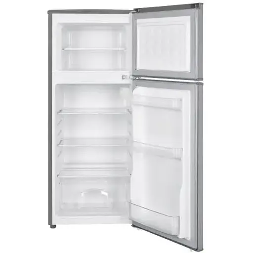 Холодильник Edler ED 115DIX Inox двухкамерный общий объем 118L полезный объем 89L/29L механическое управление суперзамораживание A+ 114x48x50 см - фото 2