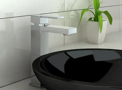 Смеситель для умывальника Kohlman Excelent хром высокий QB170H Хром - фото 2