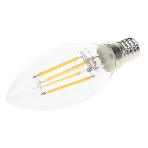 Лампа Brille світлодіодна LED 4W E14 COG WW C35, 220 В