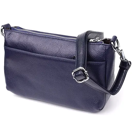 Женская сумка Vintage из натуральной кожи с двумя ремешками 25х16х8 см sum0027590 - фото 2