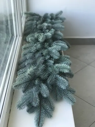 Гірлянда хвойна Hvoya Lux лита блакитна 1.2 м - фото 4