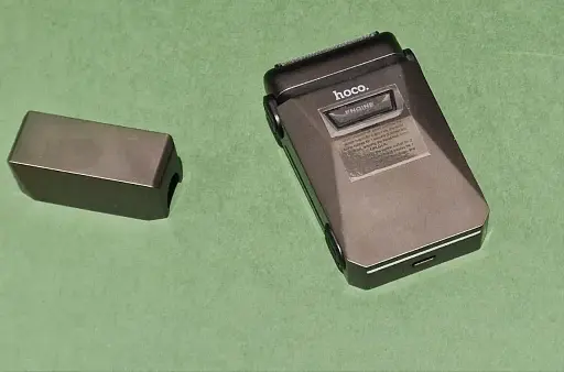 Металева електробритва-шейвер Hoco HP31 (Подвійна сітка, Акумуляторна, Premium Metal) - фото 6