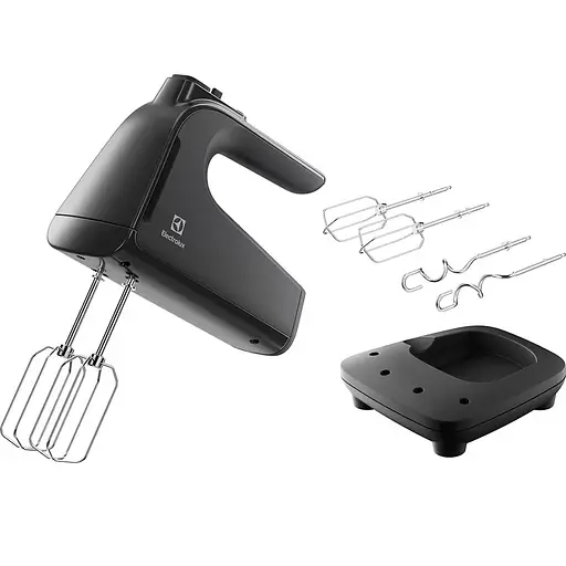 Міксер ручний Electrolux 500Вт насадки-4 турборежим сірий темний - фото 5
