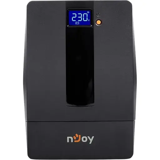 Джерело безперебійного живлення NJOY Horus Plus 1000 (PWUP-LI100H1-AZ01B), Lin.int., AVR, 4 x евро, USB, LCD, пластик