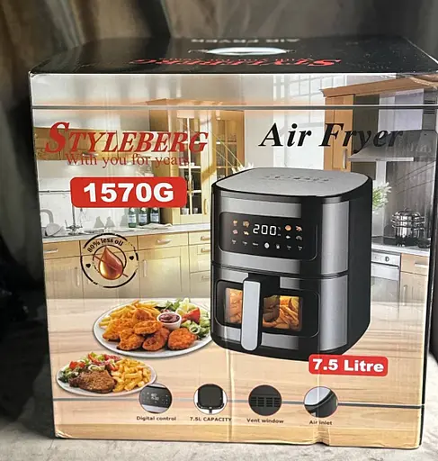 Аерофритюрниця 1570G 7.5 л сенсорна безмасляна повітряна 1500-1600 Вт - фото 5