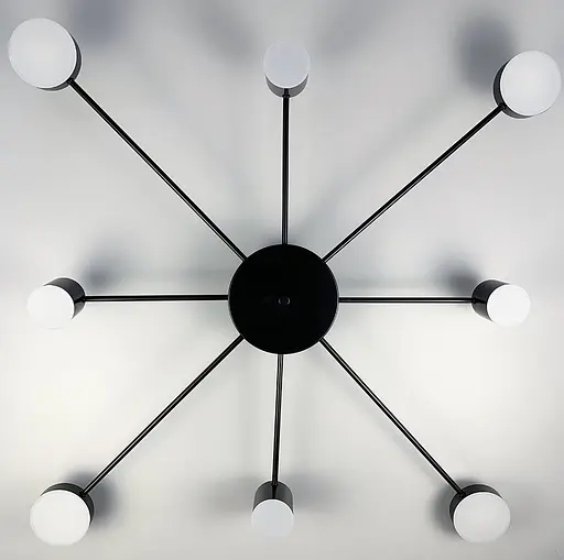 Стельовий LED світильник чорного кольору Line.F DE 34/8 BK - фото 3