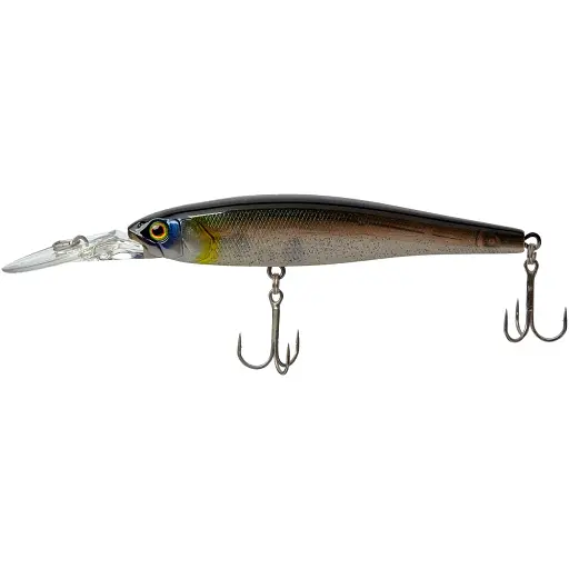 Воблер Jackall Dowzvido 90SP 90 мм 10,7 г Maruhata Dark Thunder/Clear Silver