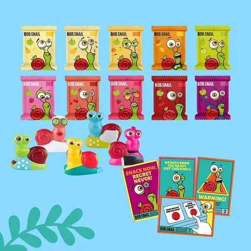 Уцінка. Адвент-календар Bob Snail з іграшками та наліпками 97 г - фото 4