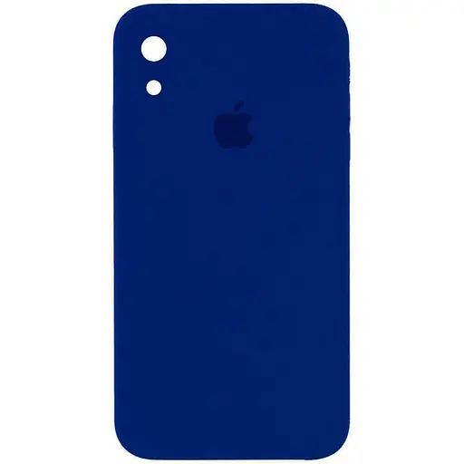 Чохол Epik Silicone Case Square Full Camera Protective AA для Apple iPhone XR 6.1 Синій/Deep navy