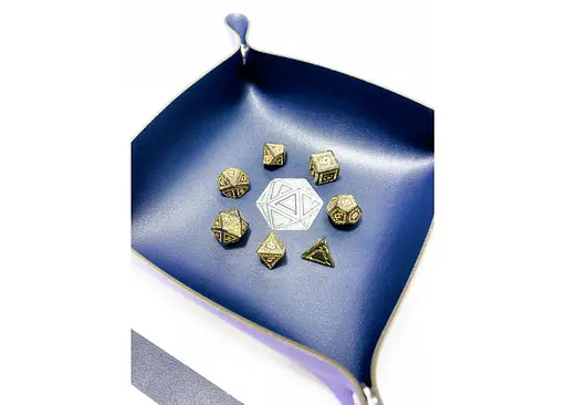 Настольная игра Планета Ігор Лоток для кубиков D20 (синий) (Dice tray D20 navy) (pi-dt014) - фото 9