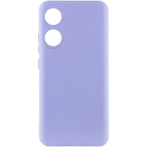 Чохол Silicone Cover Lakshmi Full Camera (AAA) для Oppo A58 4G Бузковий / Dasheen