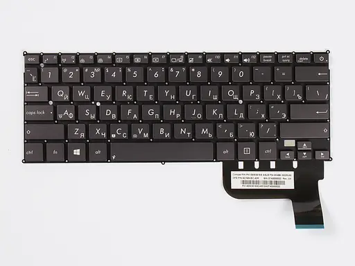 Клавіатура для ноутбука Asus UX21/UX21A/UX21E/Black Ru (A1553) - фото 2