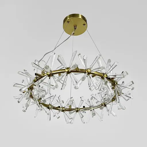 Подвесная люстра ALMA со стеклянными палочками 50 см Арт. NO4-500 AB Line F - фото 1