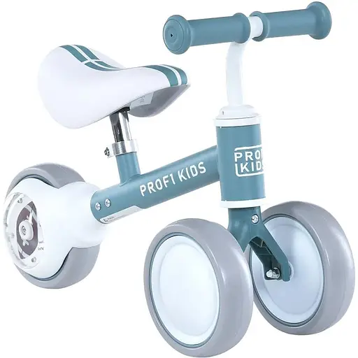 Триколісний біговел Profi Kids MBB1015 - перший крок до самостійного катання блакитний