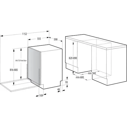 Посудомоечная машина Gorenje GV 642 E90 - фото 4