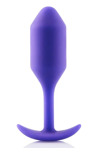 Анальна пробка B-Vibe Snug Plug 2, 10.5 см (фіолетовий)