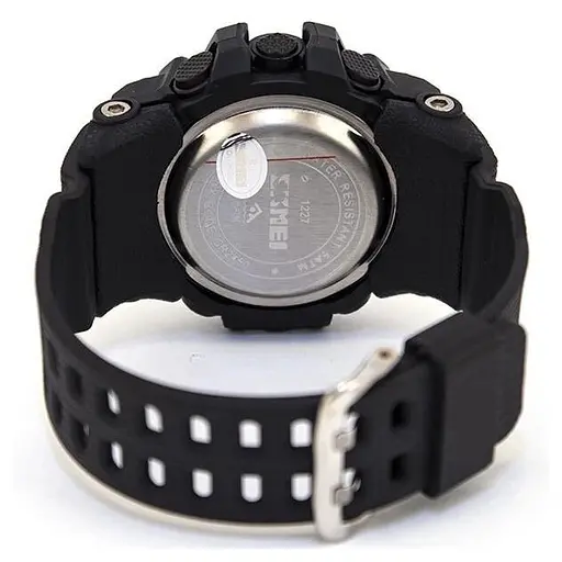 Наручные мужские смарт часы Skmei 1227 Black (12373) - фото 3
