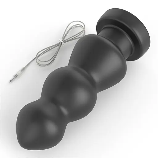 Анальна пробка LoveToy King Sized Vibrating Anal Rigger 20 см (чорний) - фото 6