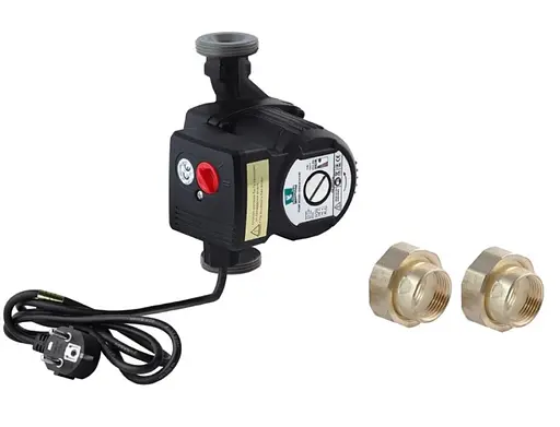 Циркуляционный насос Pumpman GRS25/80/180 Нmax 8 м Qmax 6 м³ 100 Вт з гайками (CV029798) - фото 2