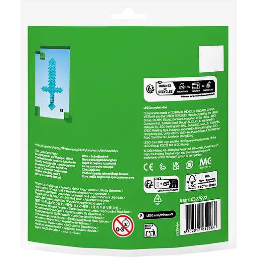 Конструктор LEGO Minecraft Бій в печері з хащами 40 деталей (30705) - фото 9