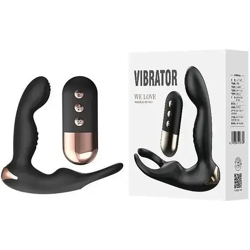 Масажер простати подвійний із пультом дистанційного керування, 10 режимів вібрації. - фото 2