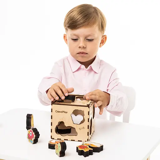 Кубик-сортер GoodPlay Домашні тварини (CUB-4-009) - фото 9