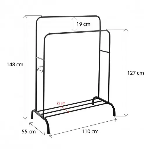 Тримач для рушника Yoka Pendi black CH.PENDI Чорний матовий - фото 4