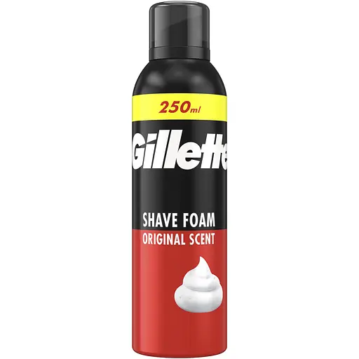 Піна для гоління Gillette Classic з оригінальним ароматом 250 мл  - фото 1