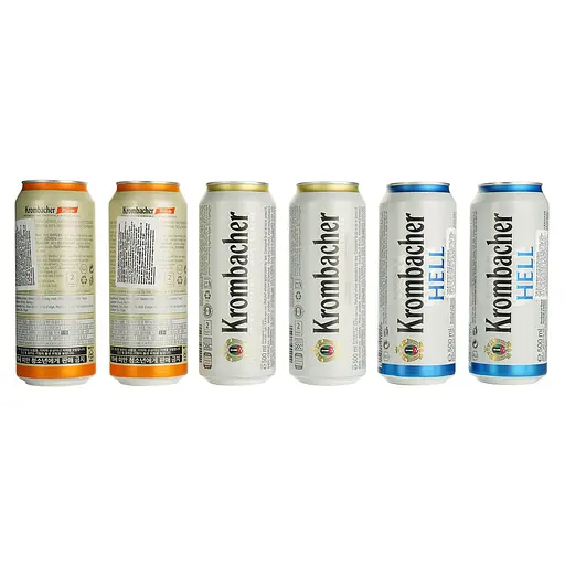 Набір пива Krombacher (Pils 2 шт. х 0.5 л, Hell 2 шт. х 0.5 л, Weizen 2 шт. х 0.5 л) + термосумка - фото 3
