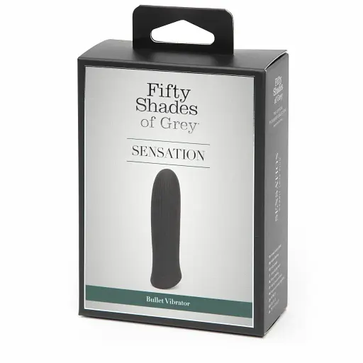 Вібратор Fifty Shades of Grey Sensation Bulle 8.6 см чорний - фото 5
