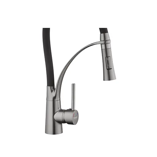 Змішувач для кухні Kroner KRP Ersel - GRP03393BLK Графіт - фото 5